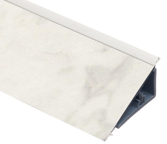 REHAU Перфетто-лайн - Плинтус №105    Мрамор торано  4200мм.  16075741001