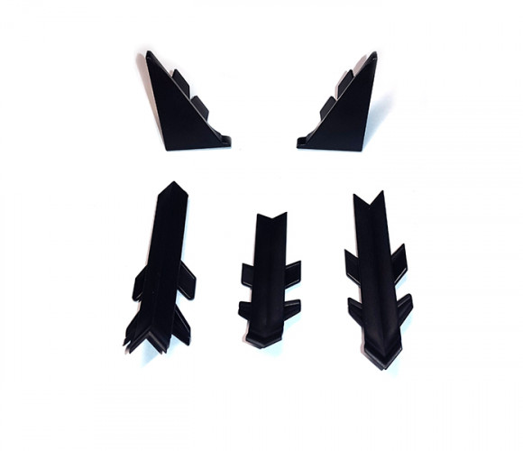 REHAU Перфетто-лайн - комплект заглушек черный