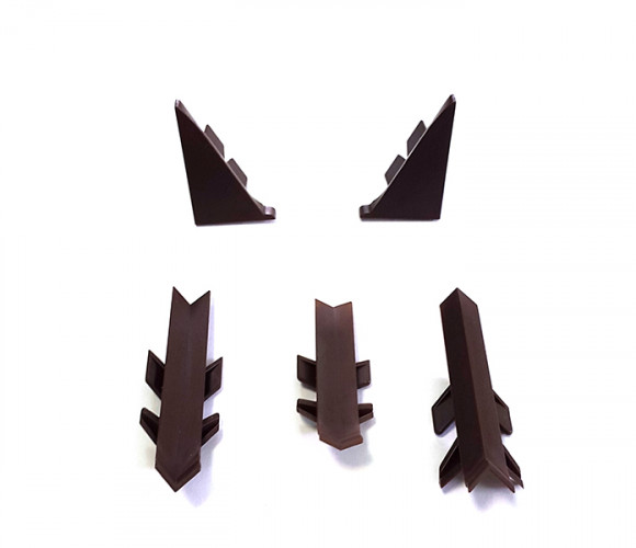 REHAU Перфетто-лайн - комплект заглушек коричневый