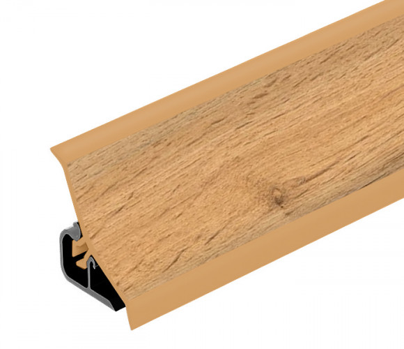 Thermoplast 120 - Плинтус - 2052        Дуб Вотан 18*18*3000 (MRK 120-1387)