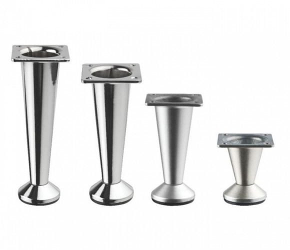 Ножка коническая  Хром 10 см.