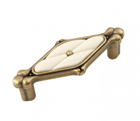 RS118MAB.4/64/Bg Матовая старинная латунь/Бежевый Ручка DIVA