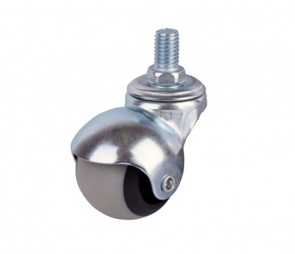 Опора колесная D-50 на резьбе, М8 шар.  ВT50