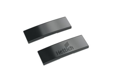 9091821 Заглушка для петли Sensys, черный обсидиан, с логотипом