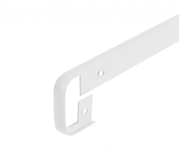 ПЛАНКА AL-38 R-9мм щелевая/стыковочная  БЕЛАЯ Крокос