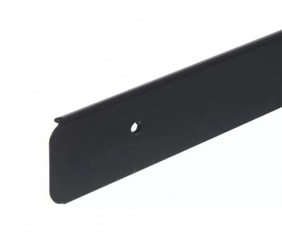 ПЛАНКА AL-38 R-9мм торцевая универс.   ЧЕРНАЯ Крокос