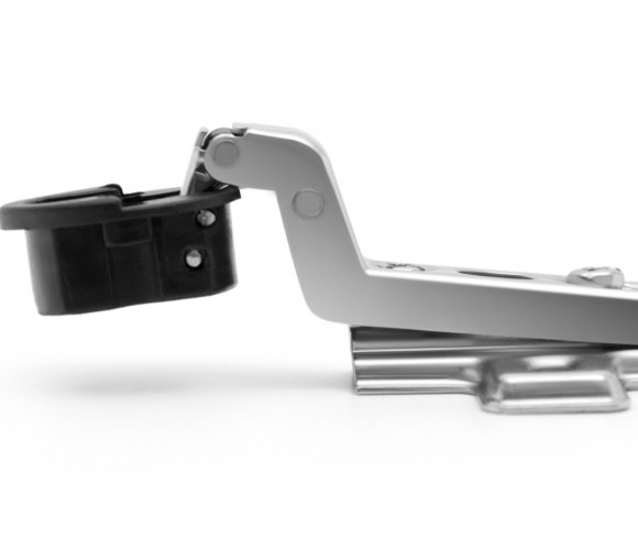 Петля BOYARD slide-on  для стекл.дв. D26mm.105гр.откр.вкладная H502C/1410