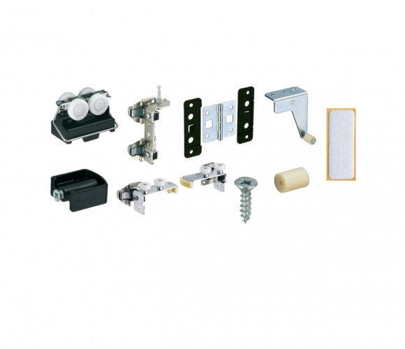 70986 КОМПЛЕКТ ФУРНИТУРЫ WING 77 ДЛЯ 1 ДВУХСТВОРЧАТОЙ ДВЕРИ