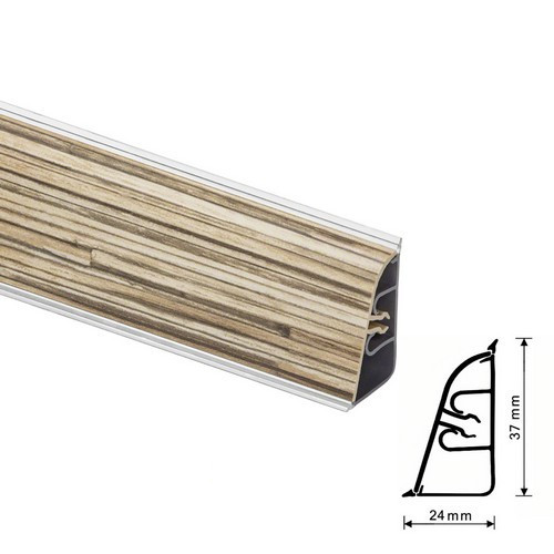 Thermoplast 850 - Плинтус - 3521 (4,2)   Морской тростник 37*24*3000 (AP 850- 0207)