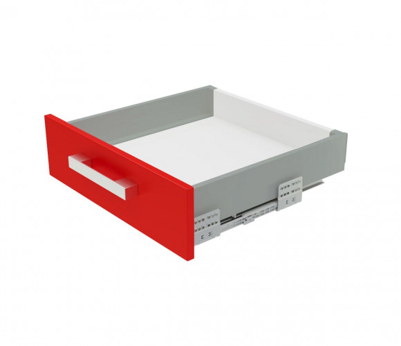 Ящик СТАРТ с ПРЯМЫМИ боковинами Серый SB18GR.1/500, выс. стенки 86мм