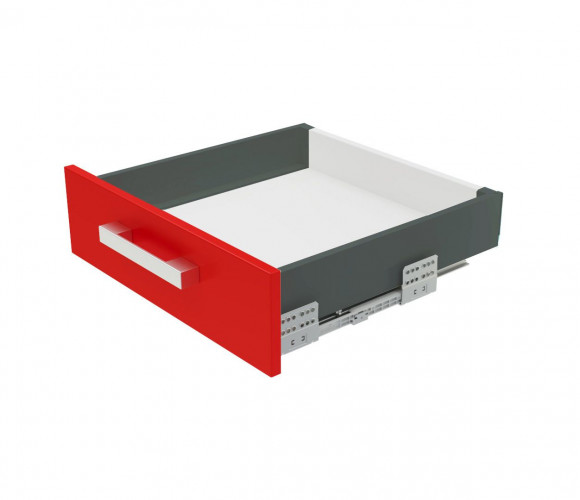 Ящик СТАРТ с ПРЯМЫМИ боковинами Графит SB18GRPH.1/500, выс. стенки 86мм