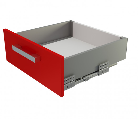 Ящик СТАРТ с ПРЯМЫМИ боковинами Серый SB19GR.1/500, выс. стенки 118мм