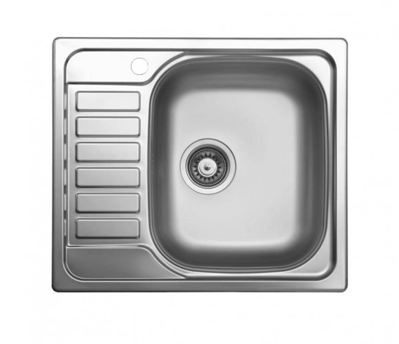 Мойка "Юкинокс" 580х500мм Правая Полированная Гранд GRP580.500 -GT8K 1R (с сифоном S701)