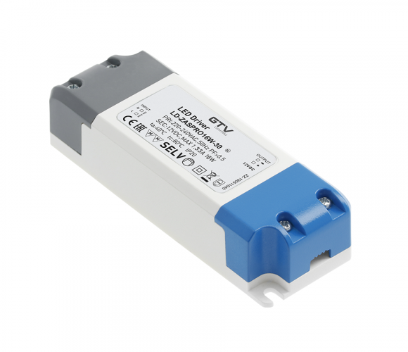 Трансформатор для светодиодов 220/12 16W LD-ZASPRO16W-30