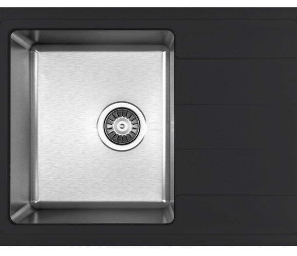 Мойка FLORENTINA КОМБИ 650 Антрацит, 650х480х235мм 21.390.B0650.302