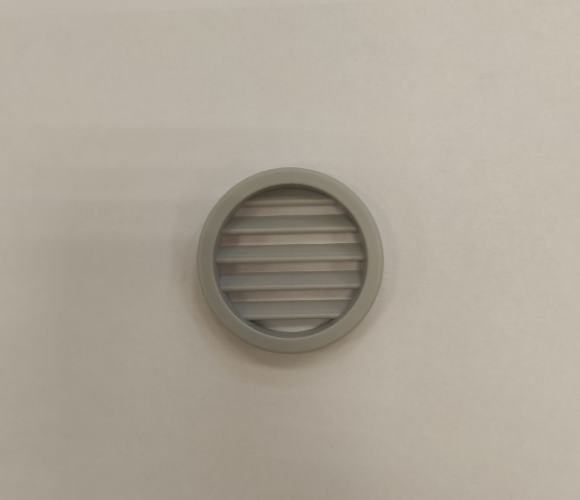 Решетка вентиляционная d48/43мм, СЕРЫЙ