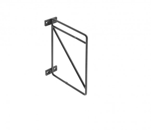 Полкодержатель ROD, 210х160мм, черный матовый