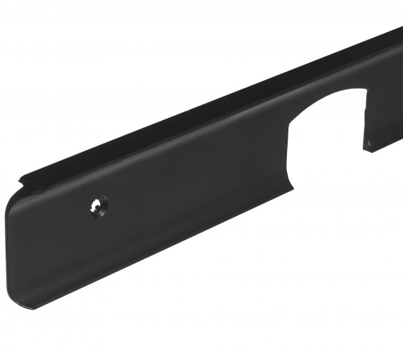 ПЛАНКА AL-38 R-9мм соединит/угловая универс. ЧЕРНЫЙ