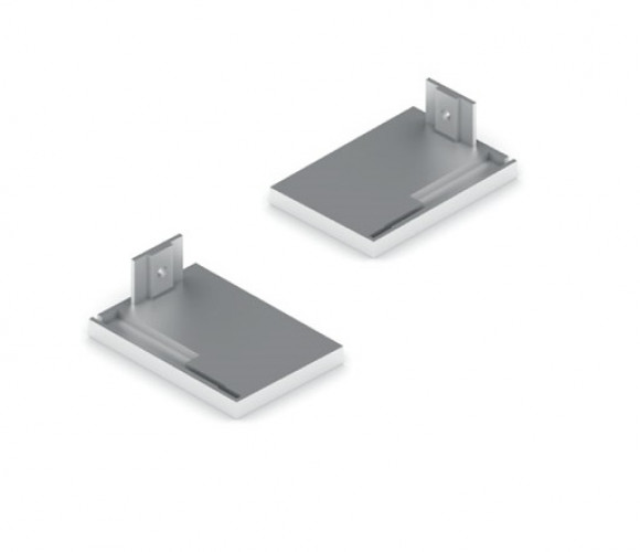 АРИСТО Заглушки направляющей торцевые 4ПДВ ARPP04 A, серебро