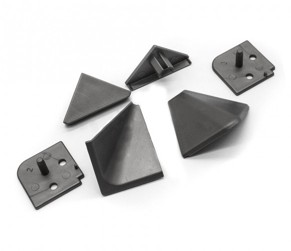 Аксессуары для плинтуса Элит, Плато, Черный