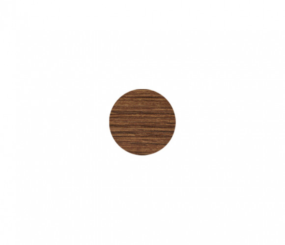 Заглушка самокл. d=14мм Дуб Чарльстон темно-коричневый 14.983 (25шт/лист)