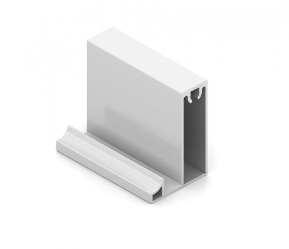 АРИСТО Профиль нижний SLIM, 5400, белый   AV0589