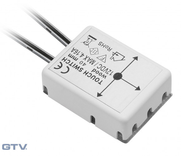 Выключатель бесконтактный для плиты и деревянных полок 12V, IP20, до 50W   AE-WPDRW-00
