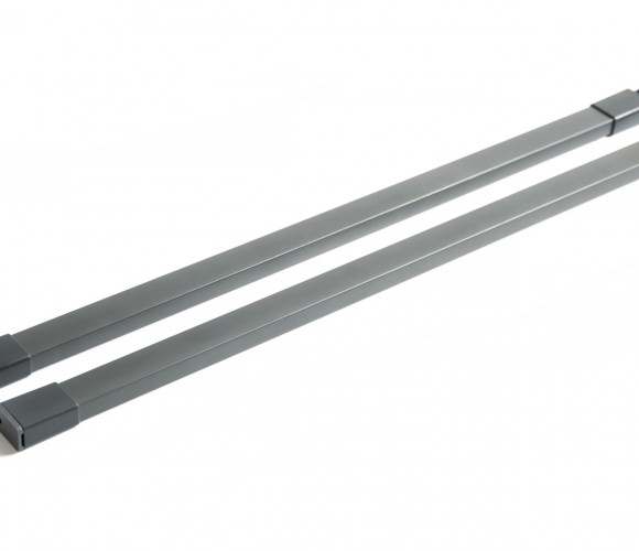 Продольный прямоугольный рейлинг для ящиков СТАРТ Графит SBR09/GRPH/500