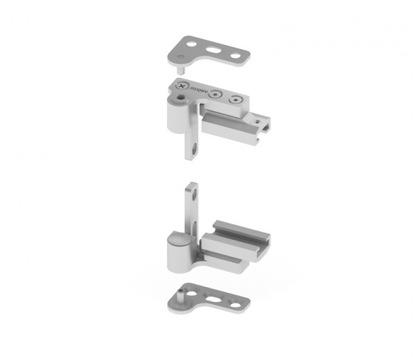 АРИСТО Механизм поворотный регулируемый 4В1, серебро   FP0000