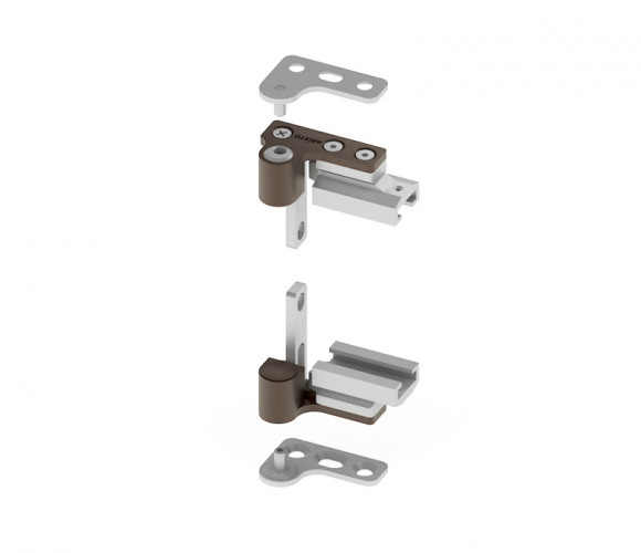 АРИСТО Механизм поворотный регулируемый 4В1, коричневый   FP0000