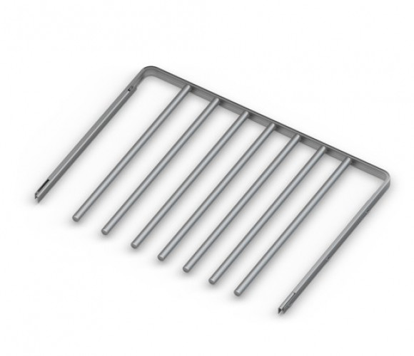 АРИСТО Вешалка для брюк выдвижная, серия 460, L=550, металлик   WA0337