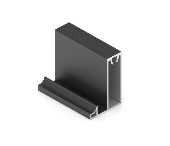 АРИСТО Профиль нижний SLIM, 5400, черный  AV0589