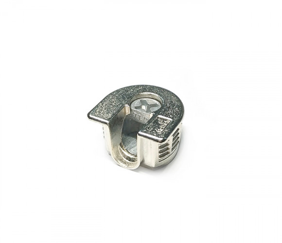 9117656 СТЯЖКА ЭКСЦЕНТРИКОВАЯ VB 35, ДЛЯ ПОЛОК 16 ММ, ЦИНКОВОЕ ЛИТЬЕ, НИКЕЛИРОВАННАЯ