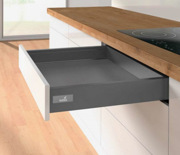 9245438 КОМПЛЕКТ ЯЩИКА INNOTECH ATIRA ПОЛН. ВЫДВ. С PUSH TO OPEN, H70, NL470, АНТРАЦИТ