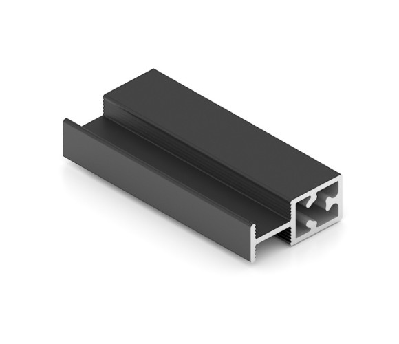 АРИСТО Профиль средний плоский SLIM, 5400, черный   AV0700