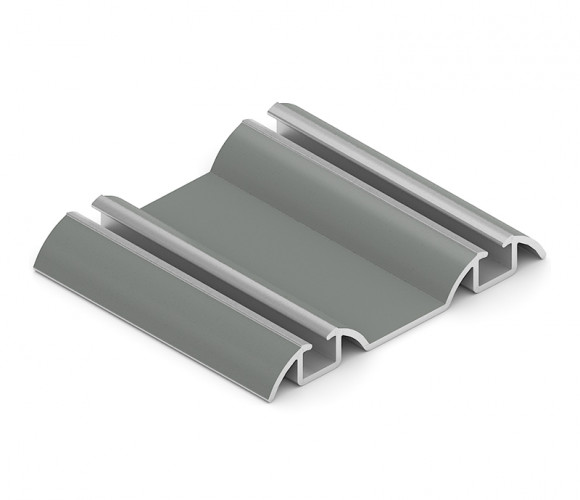 АРИСТО Направляющая двойная нижняя, 5400, антрацит   AS0504