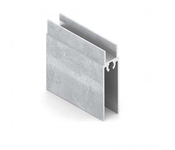 АРИСТО Профиль нижний, 5400, жемчуг серый   AS0006