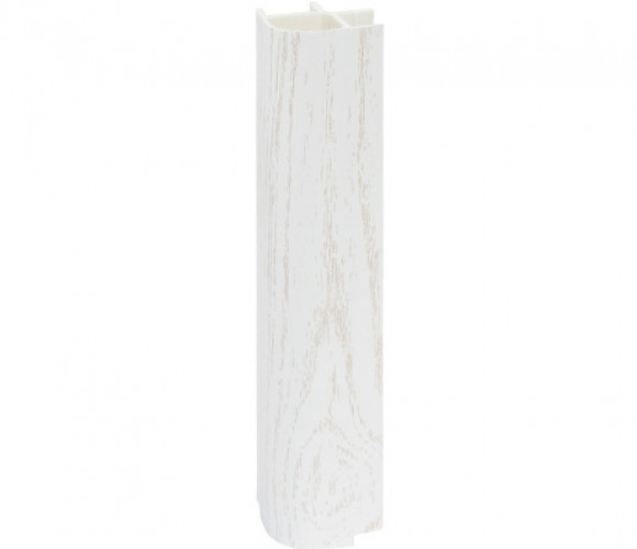 Угол цоколя универсальный 90гр., Н=100мм, Ясень Структурный