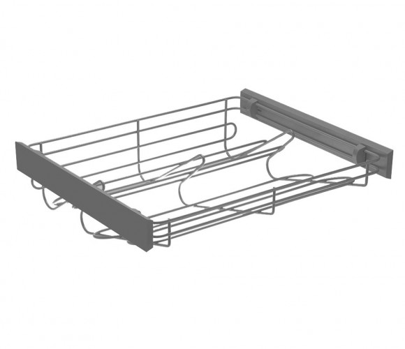 Полка для обуви SMART, в модуль 800мм, Графит, шар. напр.  GTV   W-WOBU80-BP-60