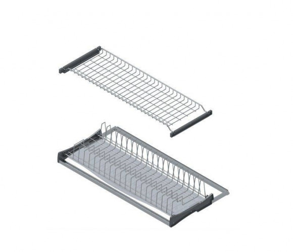 Посудосушитель Starax 800мм (760х295-345), хром   S-5161-C