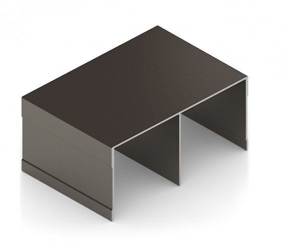 АРИСТО Направляющая двойная верхняя ЭКО, 5400, бронза   AE0492