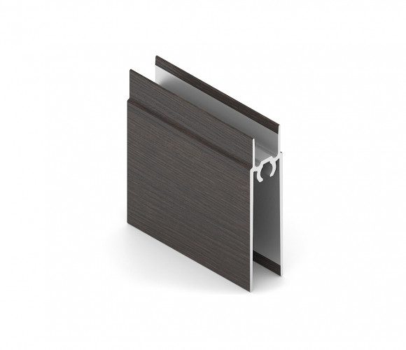 АРИСТО Профиль нижний ЭКО, 5400, венге темный   AE0331