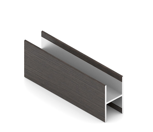 АРИСТО Профиль средний ЭКО без винта, 5400, венге темный   AE0216