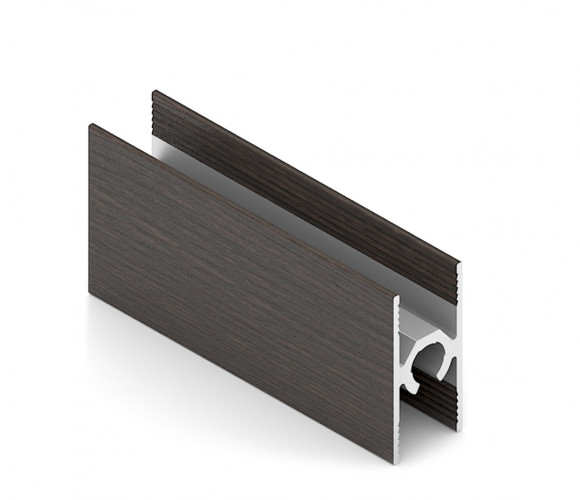 АРИСТО Профиль средний ЭКО, 5400, венге темный   AE0452