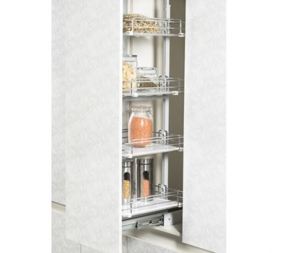 Пенал Kolkiler Basic Starax 4-х.ярусная, шир.450 (380*510*1250-1400) с полками, с довод.    S-1844-C