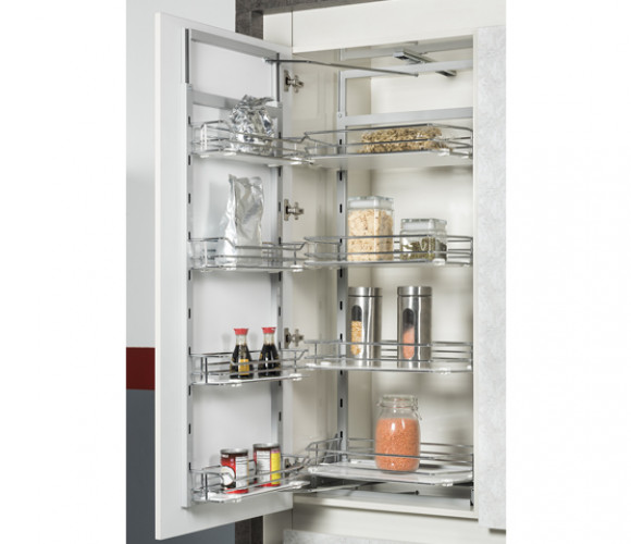 Пенал Summer Starax 6-ти.ярусная, шир. 600 (530х510х1700-1850) хром  S-1248-С