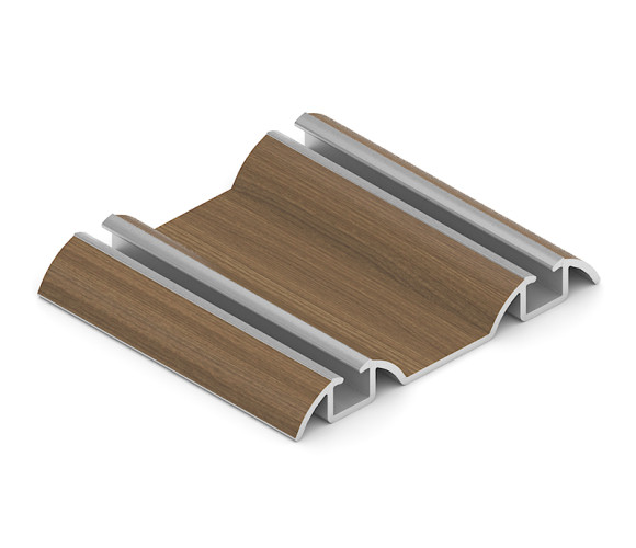 АРИСТО Направляющая двойная нижняя, 5400, орех благородный   AS0504