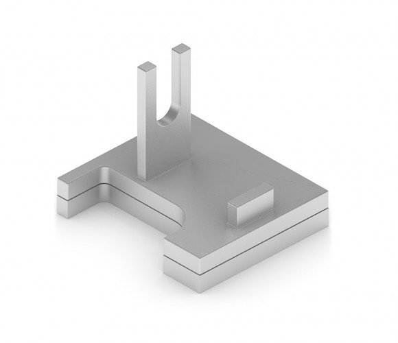 АРИСТО Опора нижняя правая 4СКЛ, серебро   FF0007