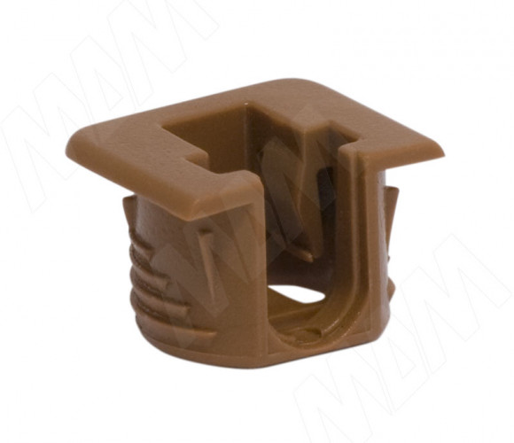 Полкодержатель для деревянных полок с фиксацией, коричневый FLIPPER   2574 23