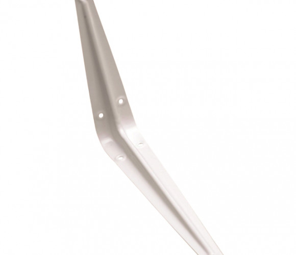 Консоль с одним ребром жесткости 150х200х0,7мм, белый